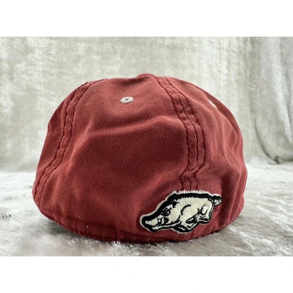 Tail Gate'n‎ Gear Arkansas Razorbacks Red Retro Baseball Cap Hat – Pre-Owned - Picture 6 of 13